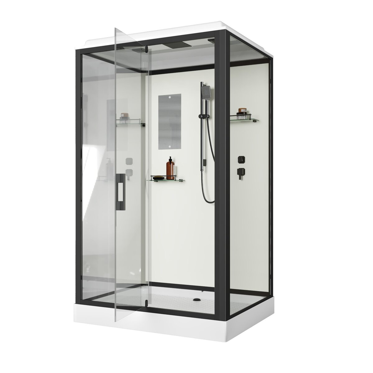 Душевая кабина Niagara ST120/90/15Q/BL 120 x 90 cm.