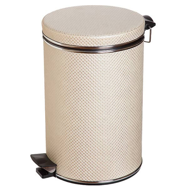 картинка Ведро для мусора AVS белый 5 л