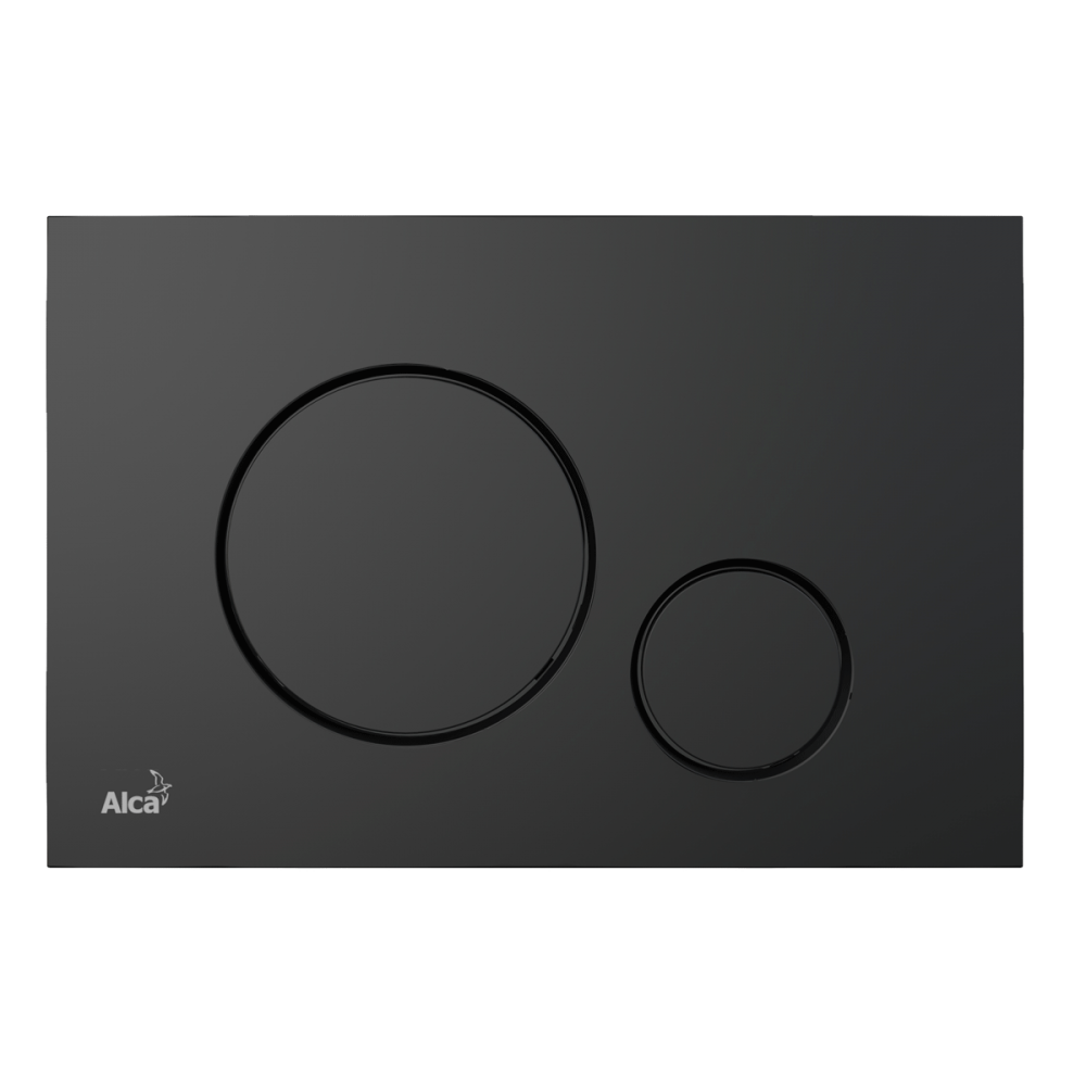 Кнопка смыва для инсталляции Alca plast THIN M678 черный-мат