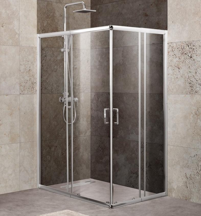 картинка Душевое ограждение BELBAGNO UNIQUE-AH-2-100/115-75/90-P-Cr
