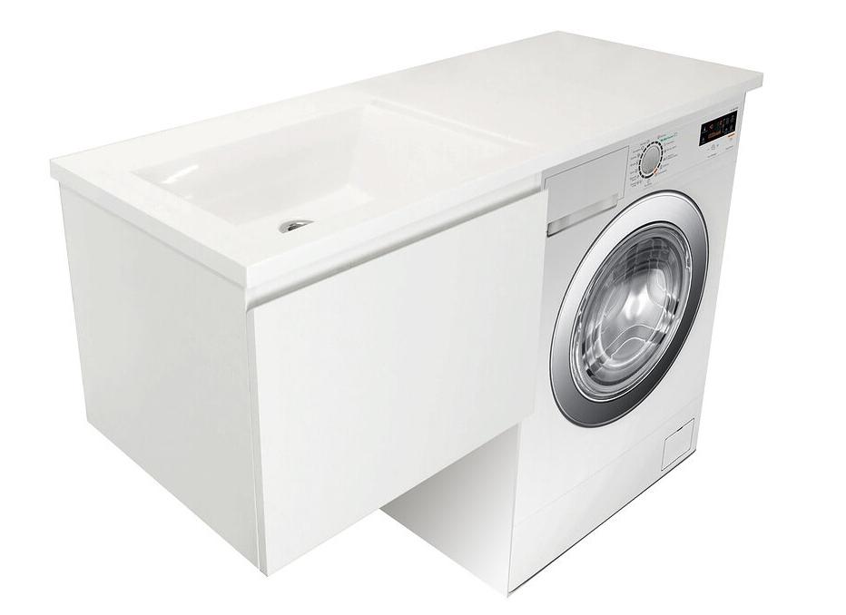 Фото Тумба подвесная с умывальником Даллас 140 1 ящика 