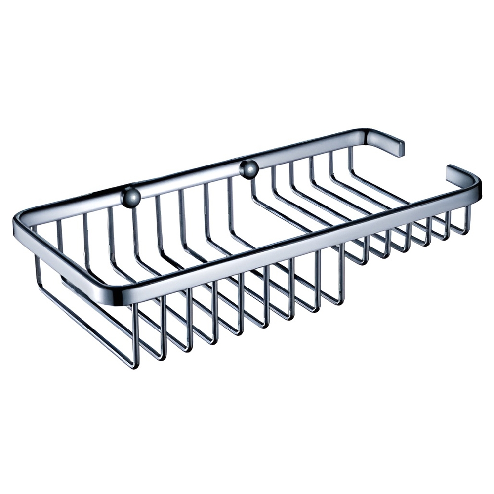 картинка Полка AVS 880209 25,5 см рештка с мыльницей, хром