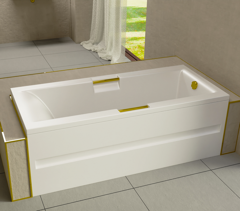 Фото Акриловая ванна Wasser-linie GOLD SINDI 170×75 каркас
