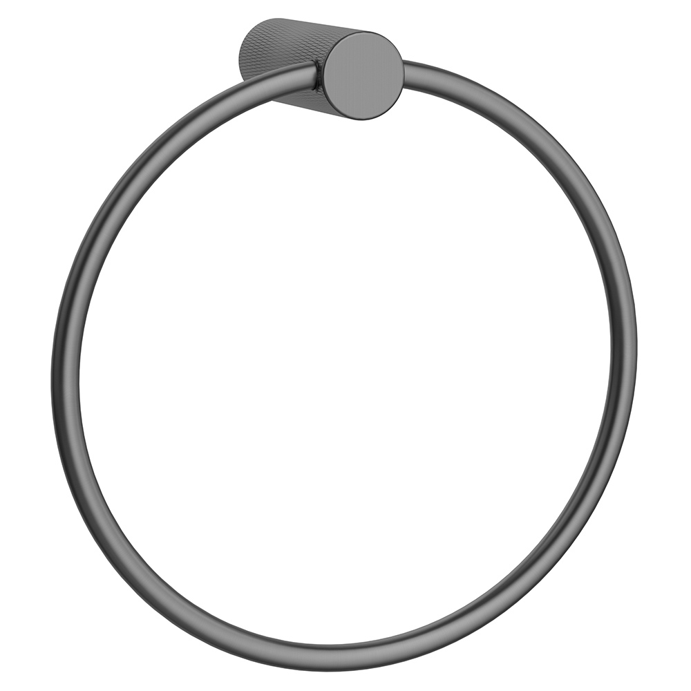картинка Полотенцедержатель AVS Seeme, оружейная сталь, кольцо