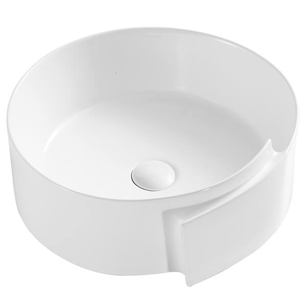 Раковина AVS Art Basin Волна AVS-83261 43,5х43,5 белый