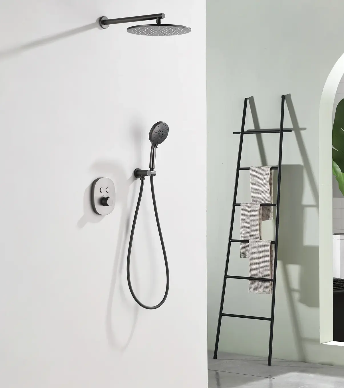 Душевая встроенная система Black&White GH-9201-GM