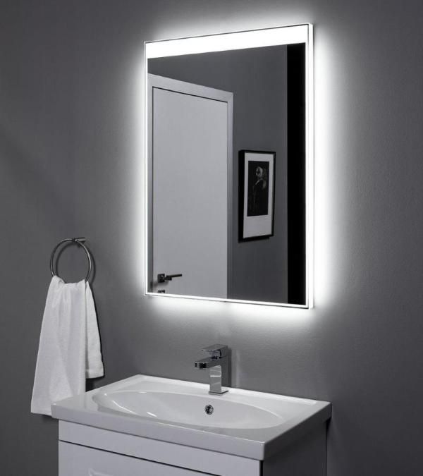 Зеркало Палермо с LED подсветкой от 60 до 120 cm.