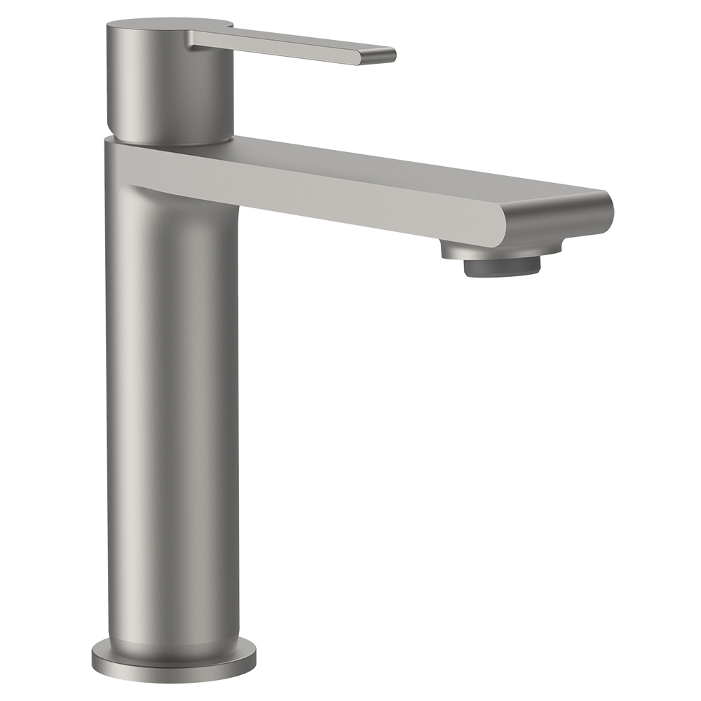 картинка Смеситель для раковины AVS Elegant брашированный никель