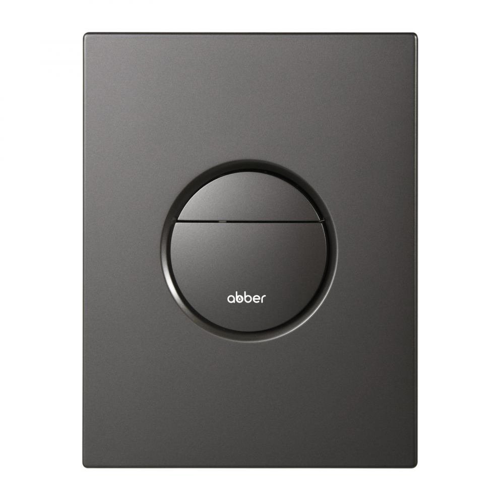 Кнопка смыва ABBER AC0126NG пневматическая, никель