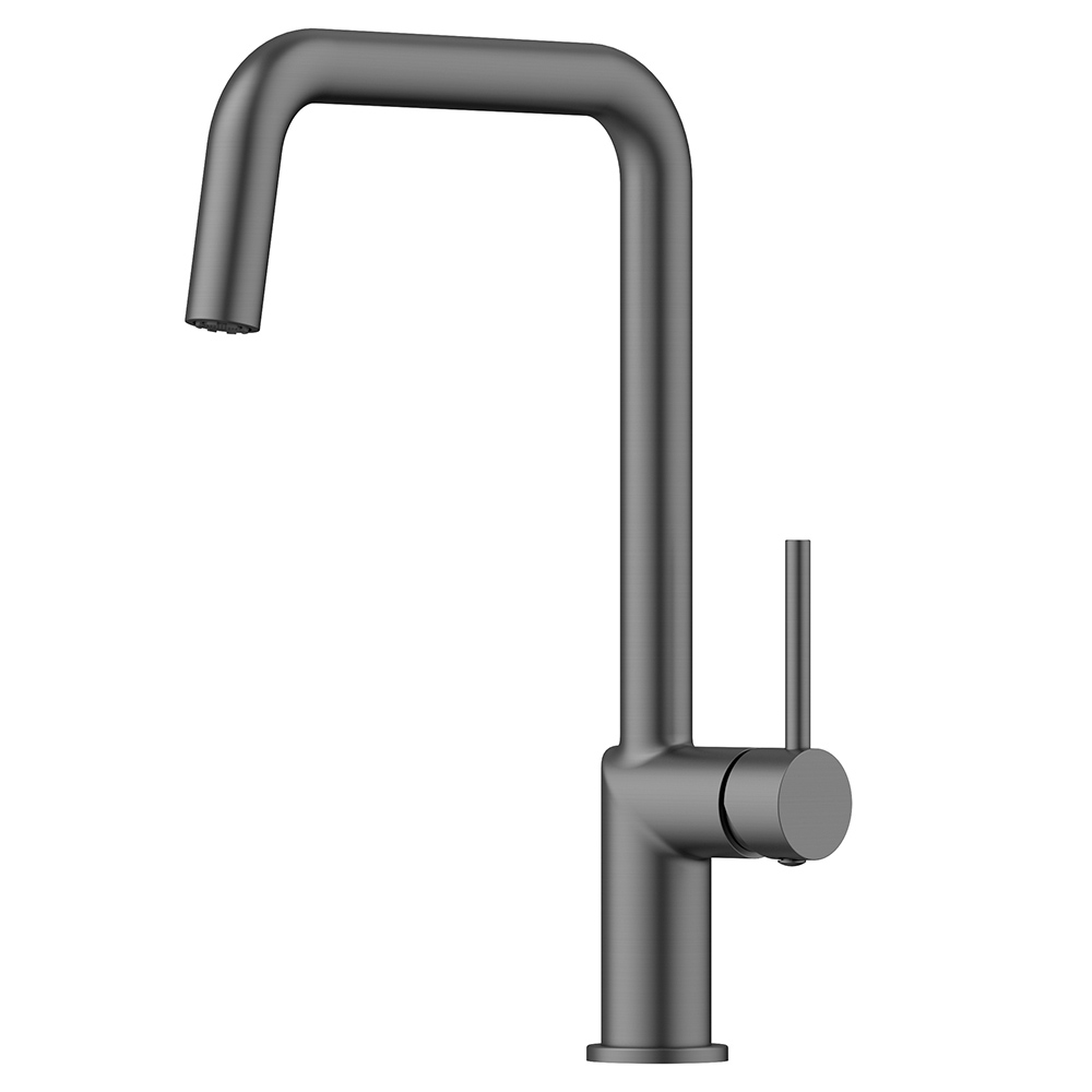 картинка Смеситель для кухни AVS оружейная сталь