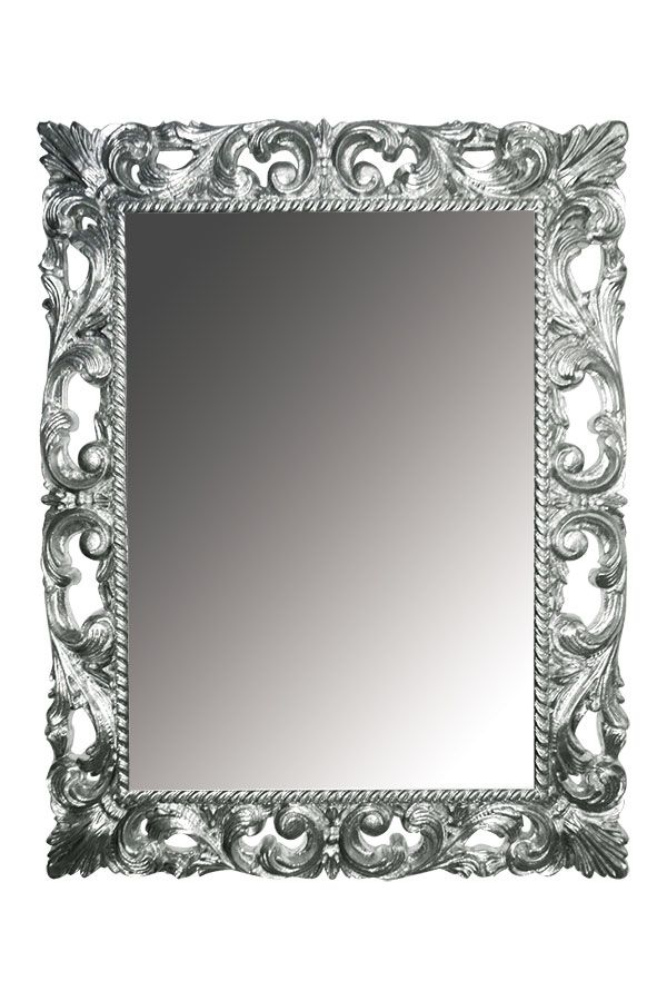 Зеркало Bohema прямоугольное, серебро 97х70