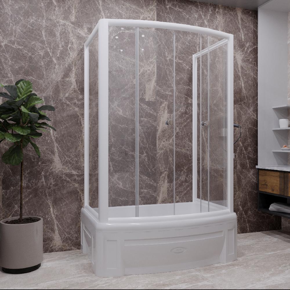 картинка Душевое ограждение RADOMIR Диана 139x94 без поддона