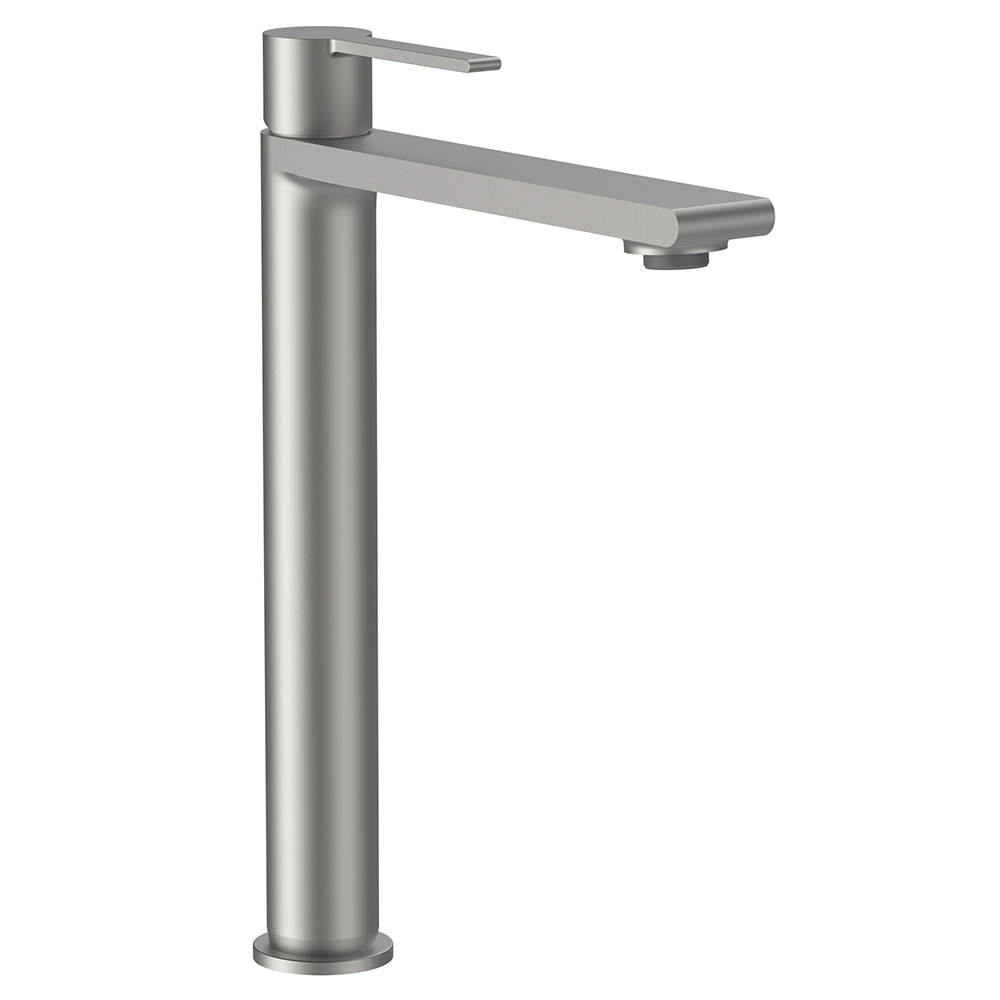 картинка Смеситель для раковины AVS Elegant высокий, брашированный никель