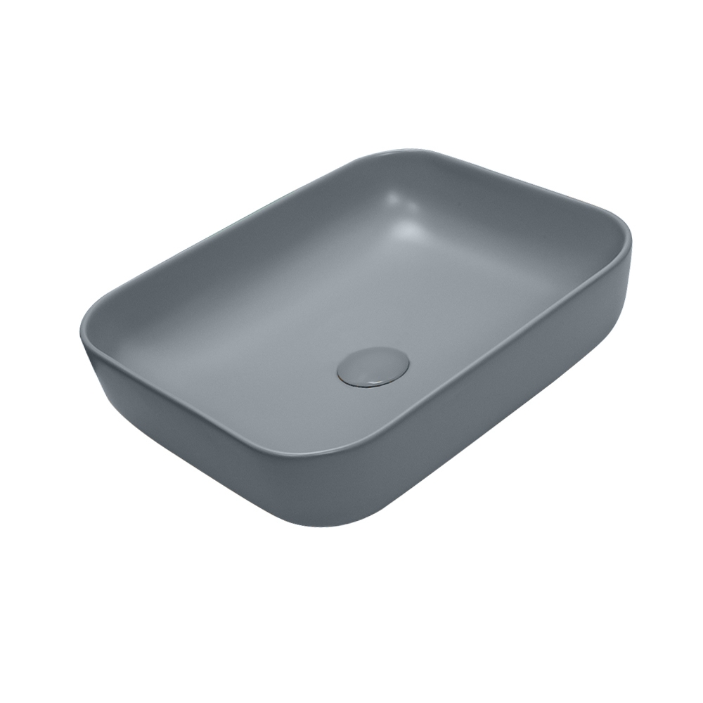 Раковина AVS Розали 50x39 голубая матовая