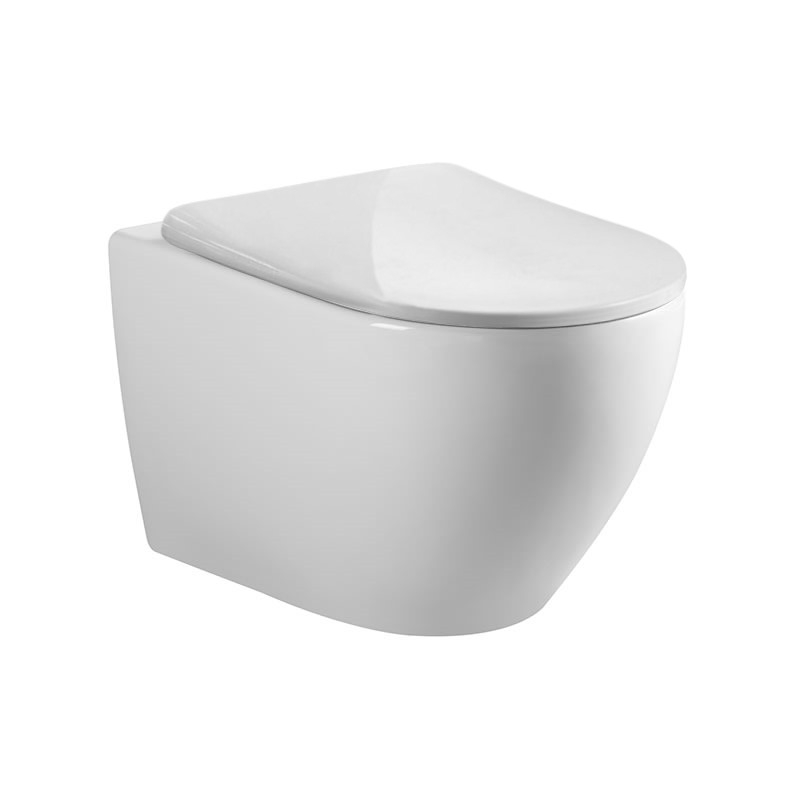 картинка Унитаз подвесной AVS Плутон Торнадо с сиденьем белый