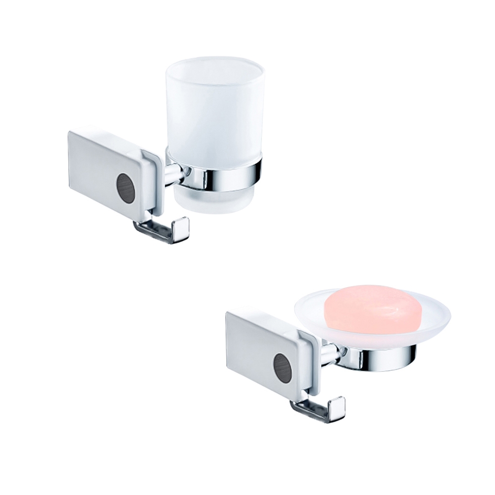 картинка Набор AVS F83 Стакан с крючком+Мыльница